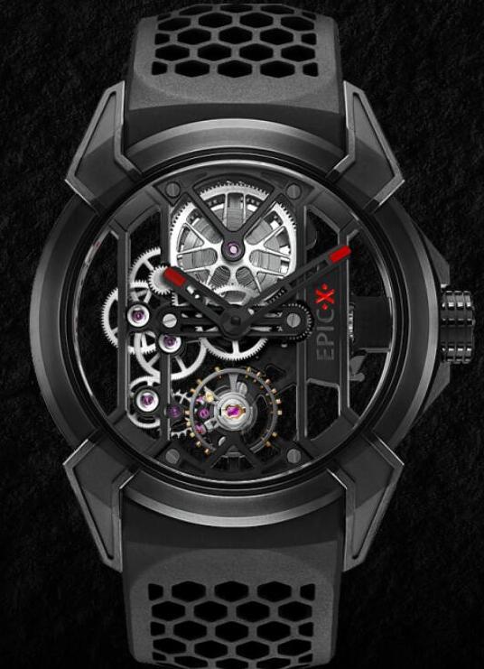 Jacob & Co EPIC X BLACK TITANIUM EX100.21.PS.BW.A Replica watch